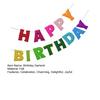 Pre-Strung Happy Birthday Banner Reusable Felt HAPPY BIRTHDAY Garland Colorful Rainbow