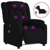 VidaXL Fauteuil de Massage Inclinable Électrique, Chaise de Relaxation avec Dossier, Siège avec Accoudoirs, Fauteuil TV de 3205306