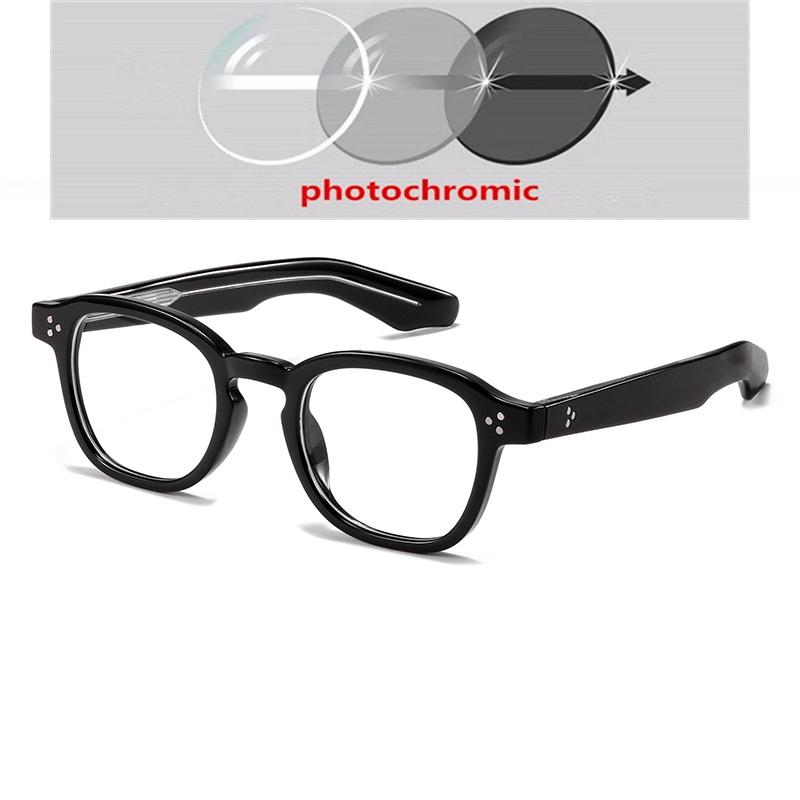 Rivet Frame Oval Student Myopia Spectacles 1.56 Single Anti Blue Rays Shortsighted Prescription Eyeglasses 0 -0.5 -0.75 To -6.0