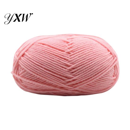 4Ply Crochet Yarn Knitting Wool Professional Ultra Soft Needlework DIY Milk Cotton Knitted for Home Woollen