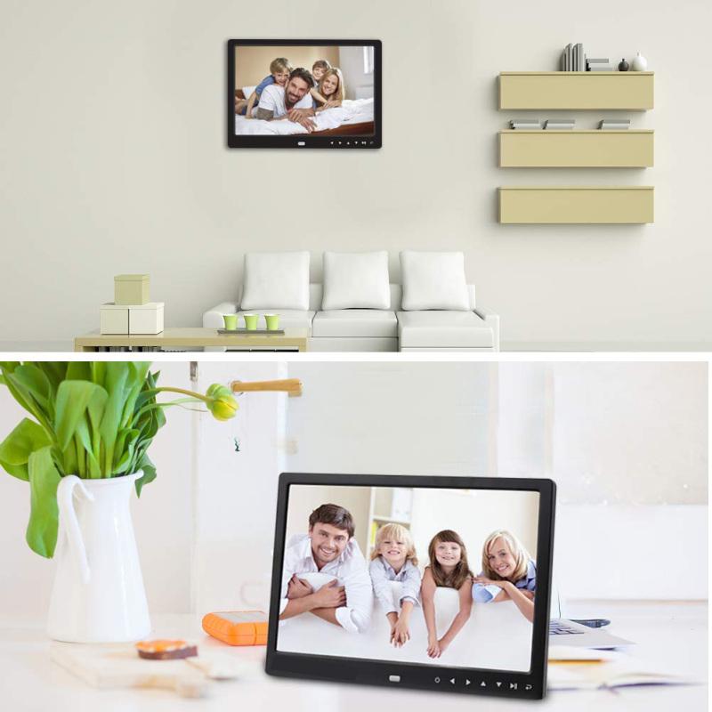 12 Inch 1080P HD Digital Photo Frame with Remote Control Support 32G SD