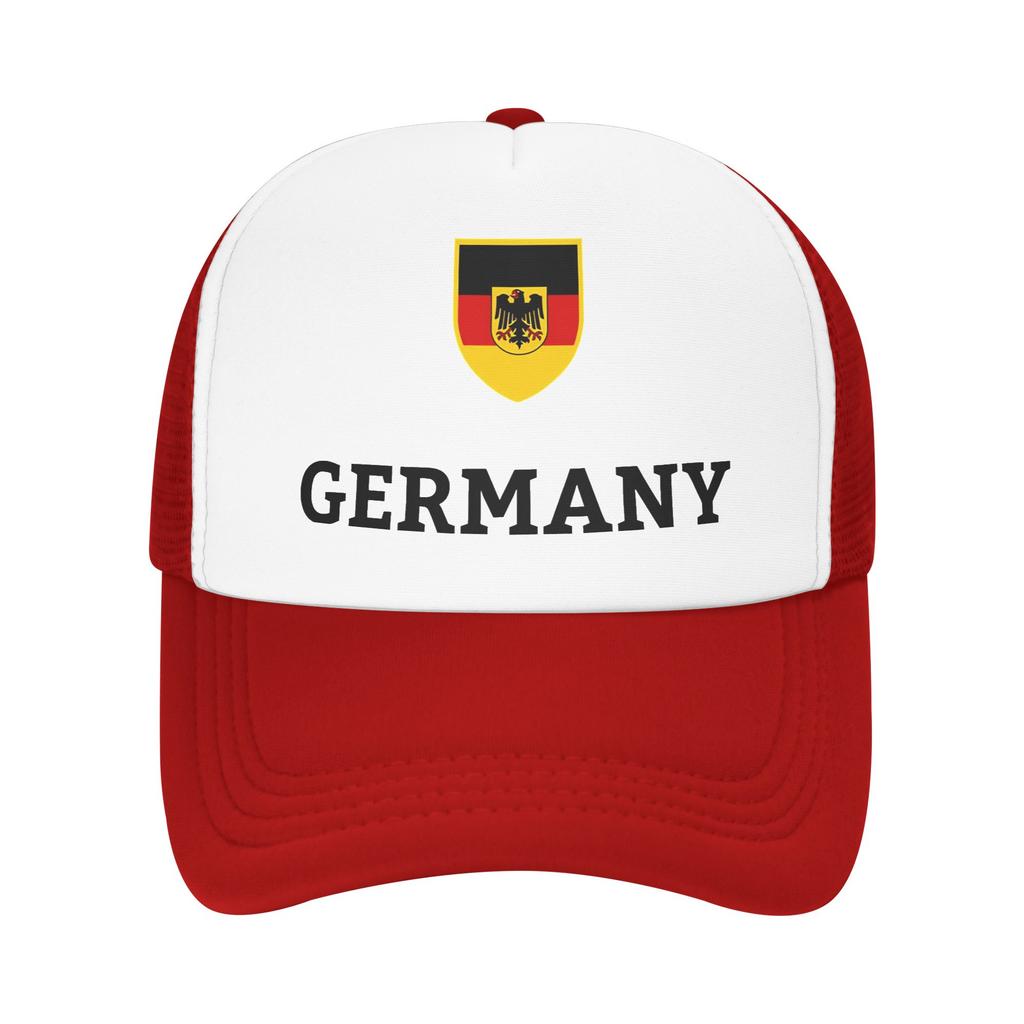 GerUnisexy GerUnisex Football Soccer Flag Mesh Sun Hats Unisex Adult Design Hip Hop Hats Spring Vintage Running Adjustable Baseball Cap