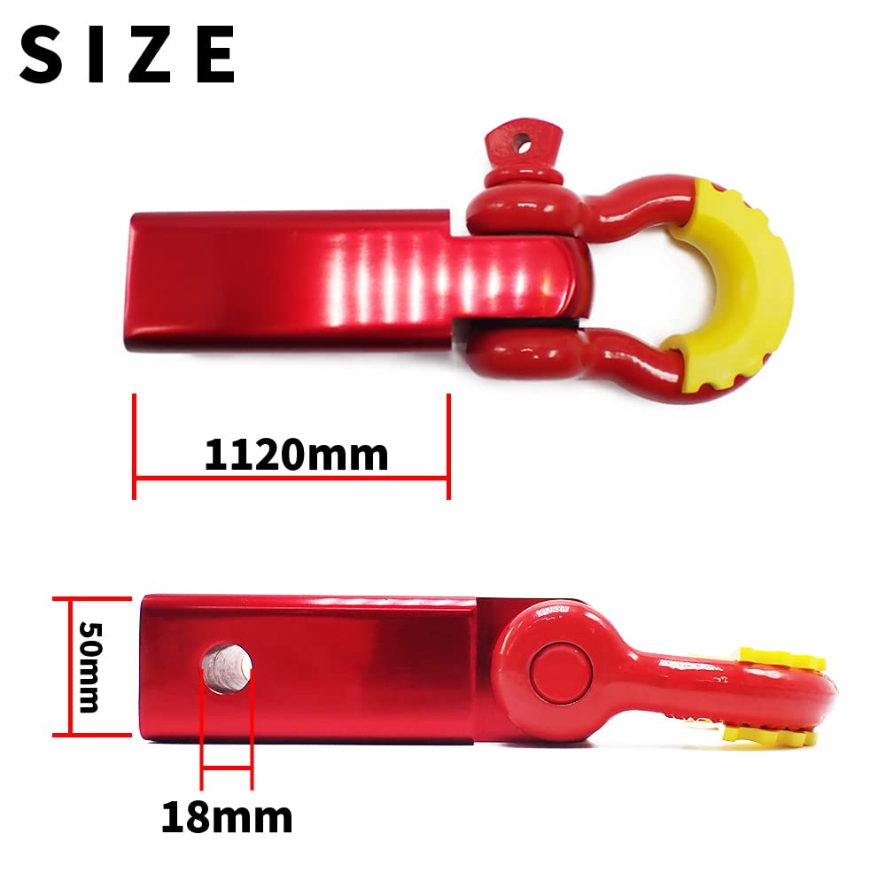 Universeller Schäkel für Hilux Delica und Anhängerkupplungs-Schäkel Autoabschleppen, Surf, D5, Hiace, Haken, Halterung, Teil, Rostbeständig