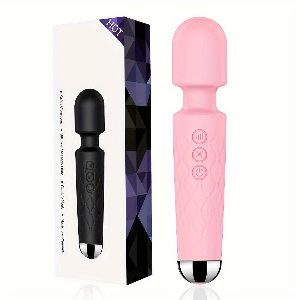 Rechargeable Vibrator Stick - 20-Frequency AV Stick for Female Pleasure, Waterproof, Quiet, and Ergonomic Design for Ultimate Adult Experience