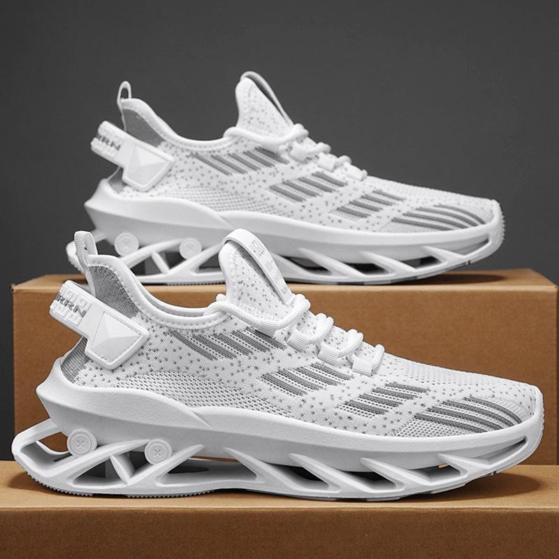 Summer Breathable Mesh Casual Sports Shoes Fat Feet Wide Large Size Men's Shoes Platform Coconut Non-slip Dad Shoes