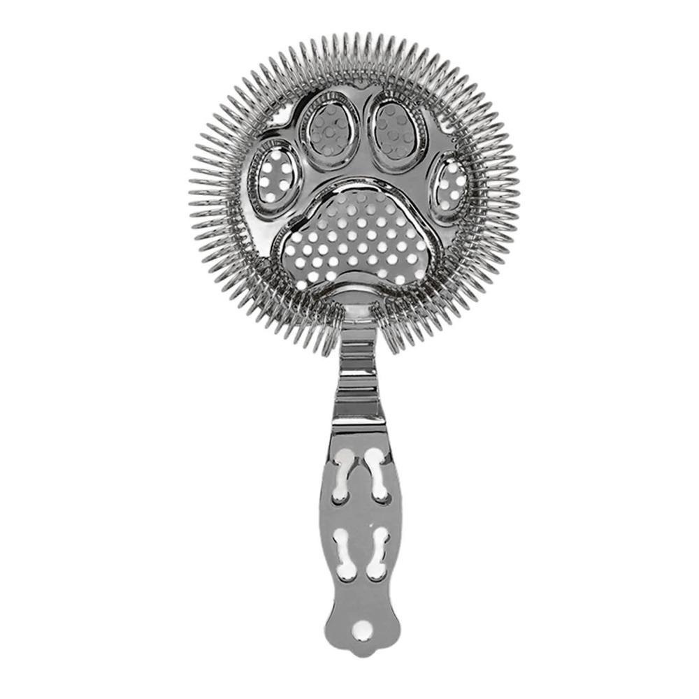 Perfect Accessory 304 Stainless Steel Cocktail Strainer With Handle Silver Wine Strainer Durable Drink Strainer Shop