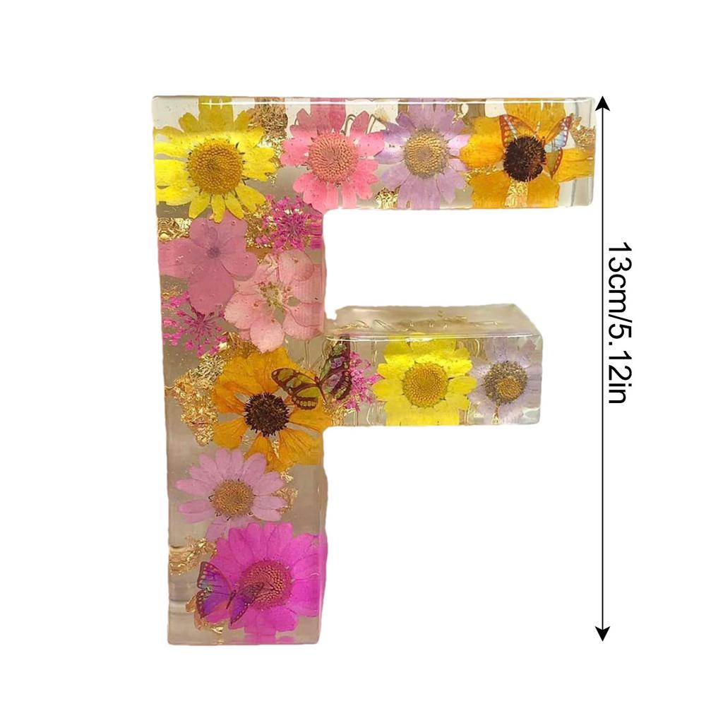

Creative Large Letter Floral Night Light 26 Letters A-Z Dry Flower Simulation Floral Letter Light Valentine s Day Gift