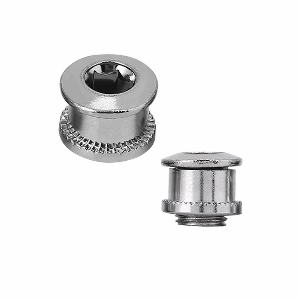 8 Sets Bolts & Nuts Bike Chainring Bolts Sliver Bicycle Chainring Screws Bike Accessories