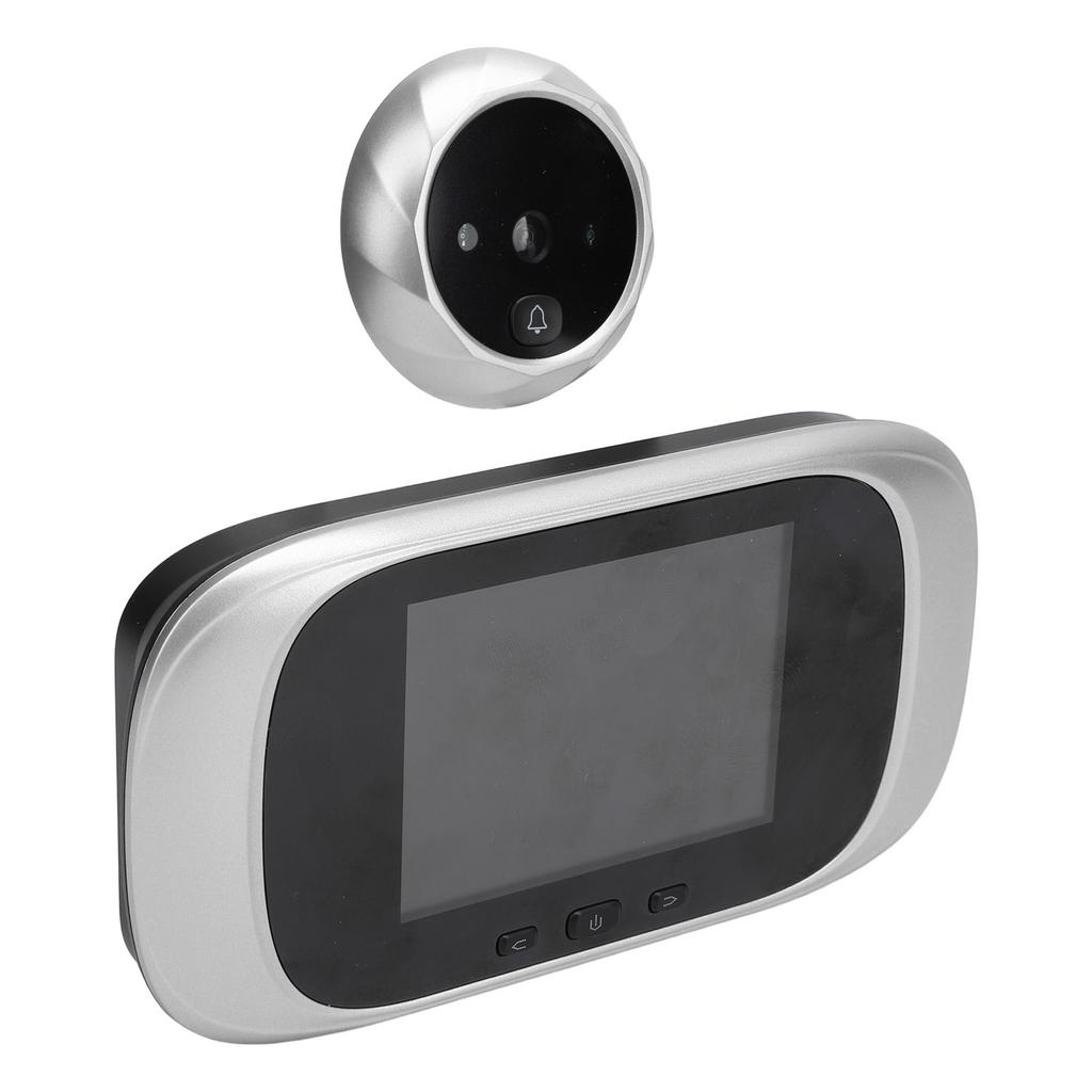 Visual Door Viewer Door Smart Peephole Camera Doorbell with 2.8 Inch LCD Display Infrared Night Visual Photo Taking for Home Security