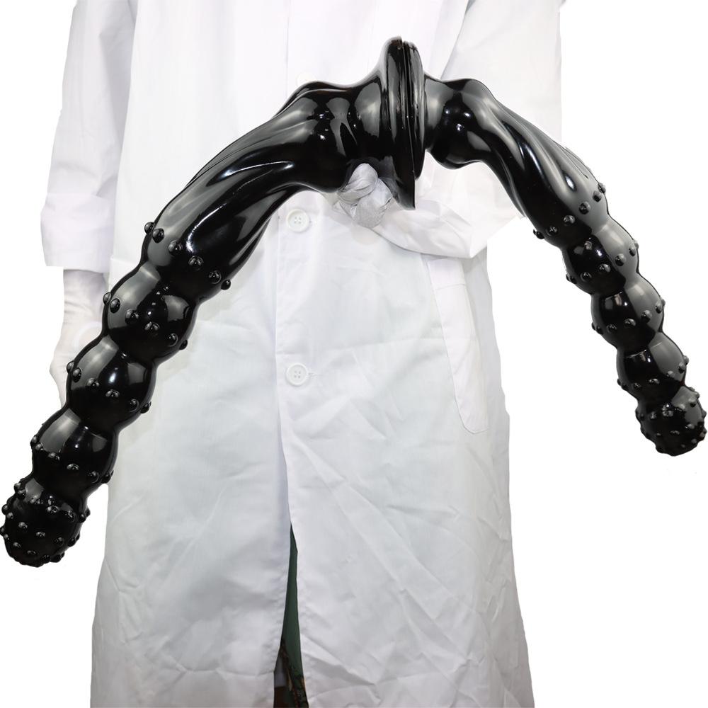 Plug Anal Silicone Extra Long avec Ventouse Godemichet Jouet Sexuel Masturbateur pour Hommes et Femmes Strap on Pénis Bite Réaliste BDSM