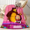 Animals Forest Party Blanket Ultra-Soft Perfect for Office Seaside Office Chair Four Seasons Multipurpose Stylish Decor