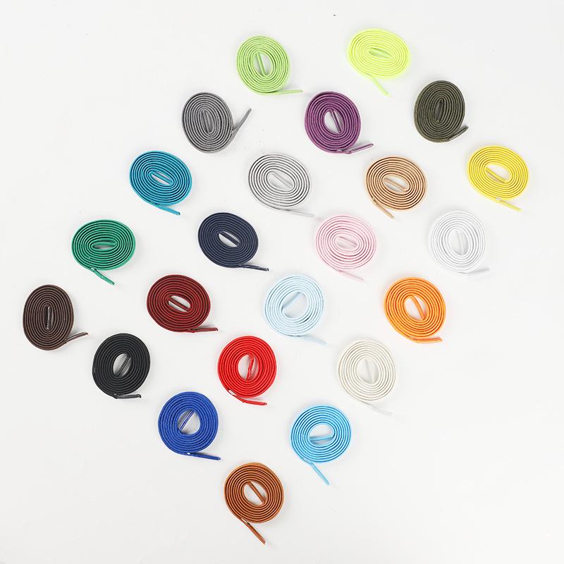 0.6cm Wide Elastic Flat Shoelaces for Sneakers and Canvas Shoes