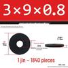 Thickened Black Flat Washer: Enhanced Round Metal Spacer for Home Use