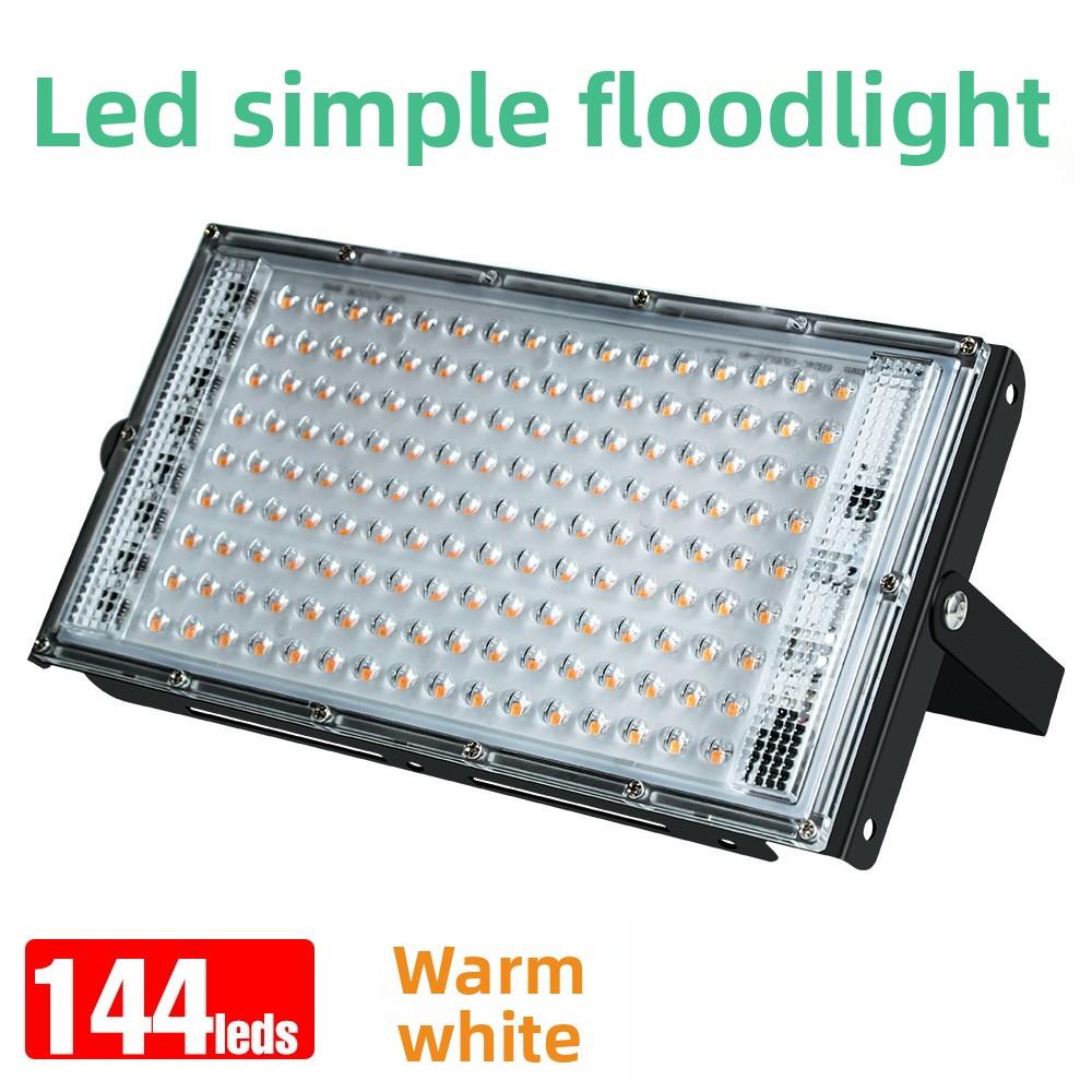 LED Flood Light Outdoor Waterproof Garden Wall Light 100w High Power Stage Stadium Advertising Lighting Projection Light