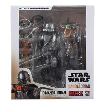 MAFEX 129 THE MANDALORIAN Actiefiguur ca. 160 mm geschilderd Nee. Figuur, lang,