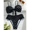 New Swimsuit Bikini Bikini Polka Dot Print Sexy Bikini Split Swimsuit Spot