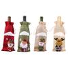 Christmas Wine Bottle Cover Merry Christmas Decor Holiday Elk Santa Claus Champagne Bottle Bag Holiday Party Home Gift