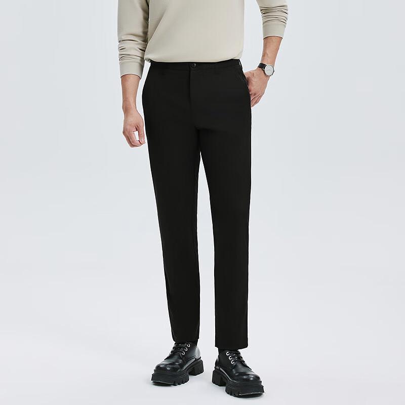 

SEPTWOLVES Men s Anti-Wrinkle Straight-Leg Casual Trousers 29