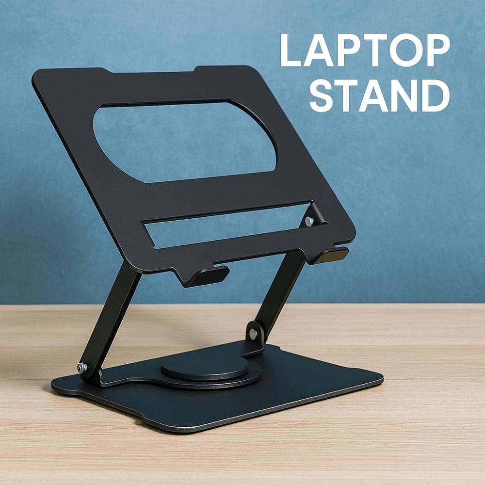 Adjustable Rotatable Laptop Stand 360° Rotation Laptop Metal Bracket Portable Laptop Holder  Office