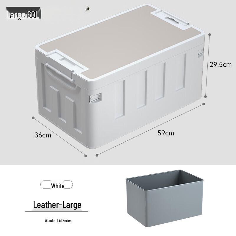 NuFeng 60L Faltbare Camping-Aufbewahrungsbox mit Wasserbeutel