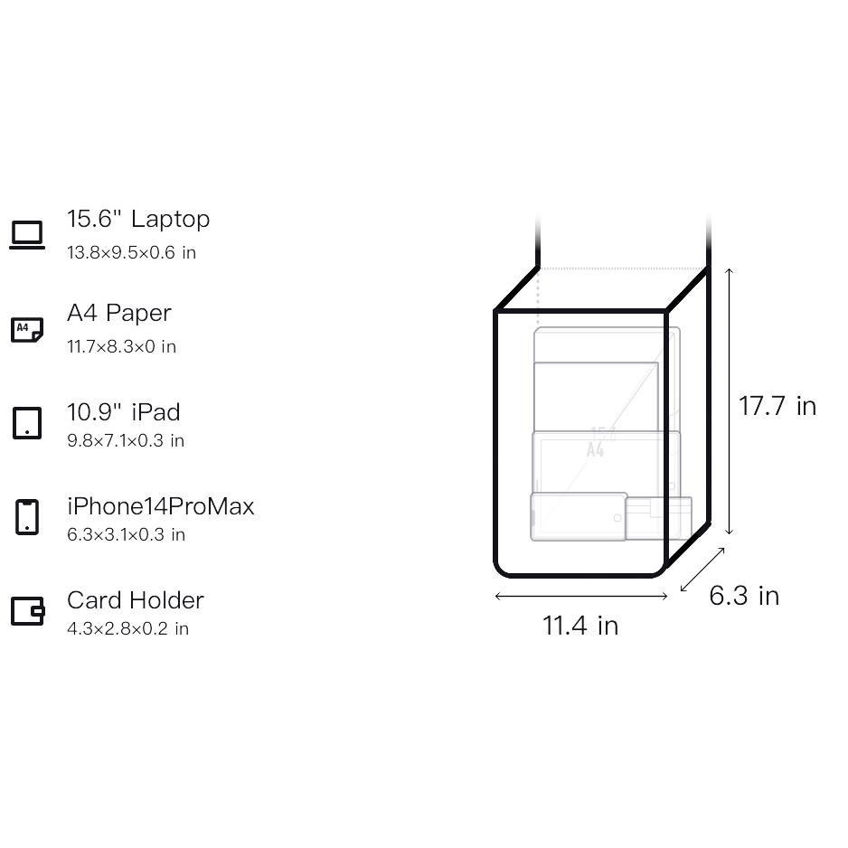 New Anta Fabric Backpack Unisex Basic Black 192527153-1