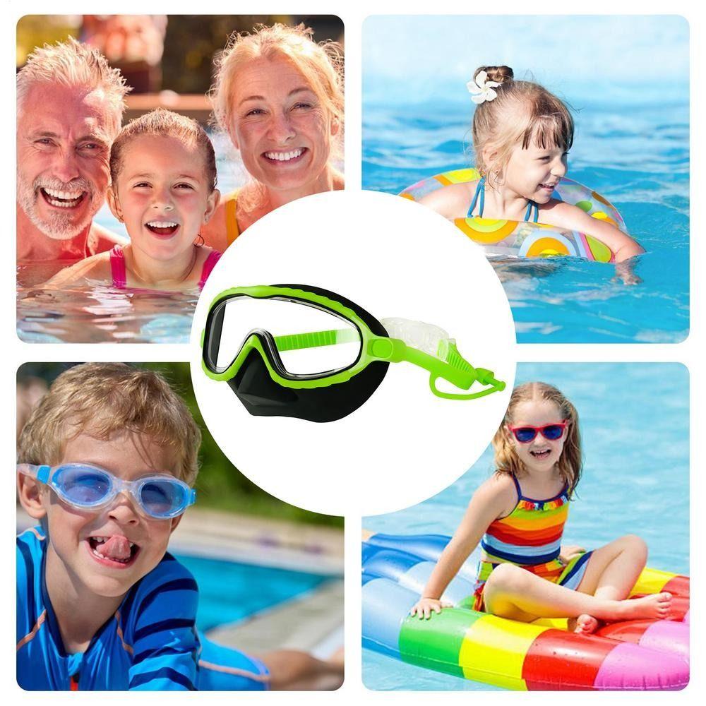 Waterproof Kids Diving Eyewear Anti-fog Kids Water Racing Glasses  Swimming Beginner