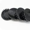 4PCS 66mm Black Bow Tie Wheel Center Hub Caps For Traverse Colorado Blazer