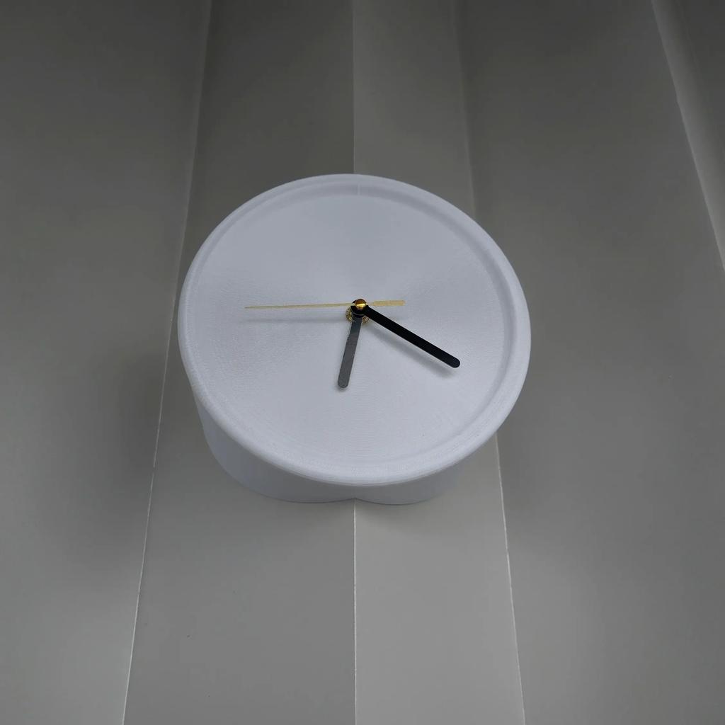 8inch Silent Wall Clocks Creative Non-Ticking Punch-Free Corner Wall Clock Bedroom Technology Luxury Art Home Decoration