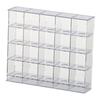Acrylic Golf Ball Display Rack Showcase Gift Practical Clear Golfball Holder 20 Grids