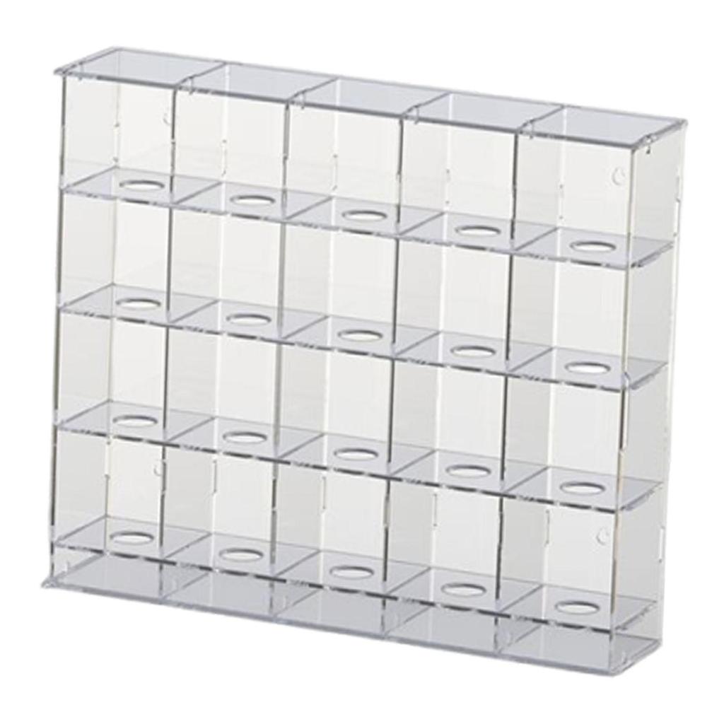 Acrylic Golf Ball Display Rack Showcase Gift Practical Clear Golfball Holder 20 Grids