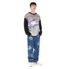 MAHAGRID Broken Guitar Cable Knit Sweater Black(Mg2Dfmk622A)