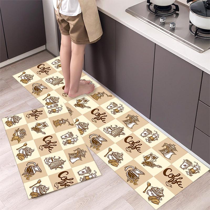 Kitchen Floor Mat Simple Home Carpet Entrance Mat Long Bedside Carpet