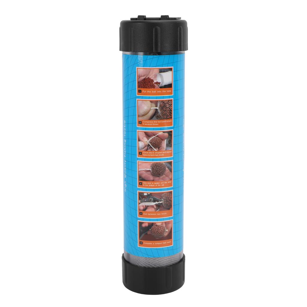 Fishing Bait PVA Mesh Refill Spool With Foldable Scissors Fishing Tackle Baiting Accessories For Various Baits 37mm