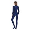 AMORESY Sexy Cosplay Super Costume Tight-Fitting Swimsuit, Full-Body Ultra-Glossy Tights, Leggings, Stockings, Elastic, Stretchy, Smooth, (Navy, M)