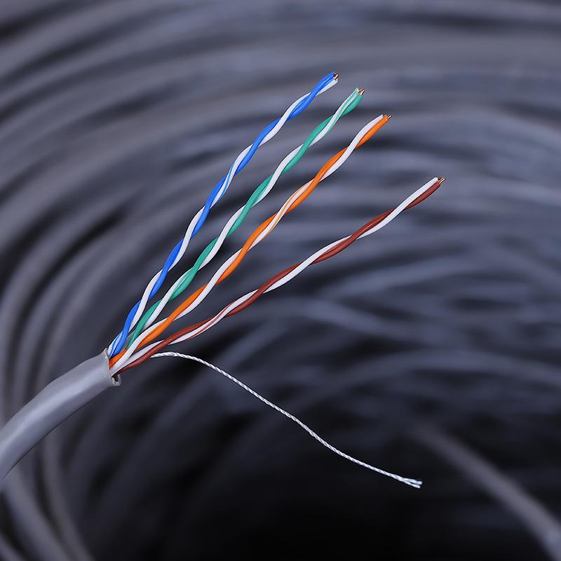 Category 5e 0.51mm Copper Unshielded Network Cable for Indoor Use - Oxygen-Free Copper, National Standard Compliant.