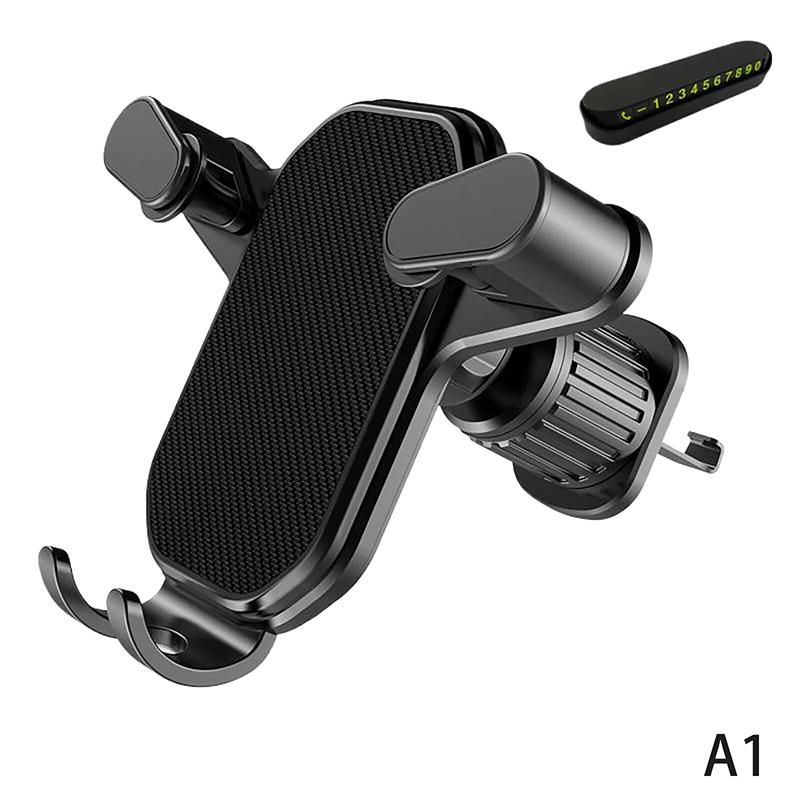 

Universal Car Phone Holder Car Hook Anti-drop Car Base Phone Holder For Car Air Vent Dashboard Mobile Phone Navigation Bracket