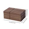 Walnut Wood Tissue Box Long-Lasting for Living Room, Bedside Table