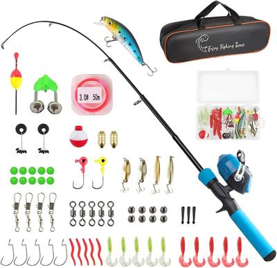 Cadigan Fishing Fishing Telescoping Fishing Spinning Fishing Fishing Storage Bag Introductory Japanese Instruction Manual Children's Set, Rod, 1.5m