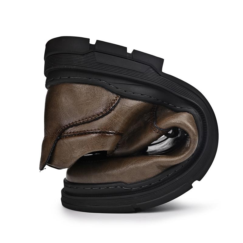 WAERTA Autumn Spring Luxury Brand Men Shoes Slip on Business Moccasins Breathable Italian Casual Men Leather Loafers Men Shoes