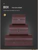 Leather Car Trunk Storage Box with Logo - Multifunctional Folding Organizer
