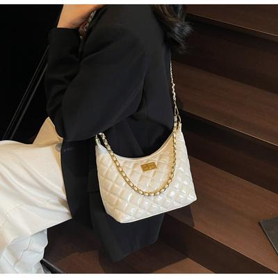 Underarm Bag Bucket Bag Women's New Versatile Shoulder Messenger Bag Women's Niche Diamond Chain Women's Bag Small