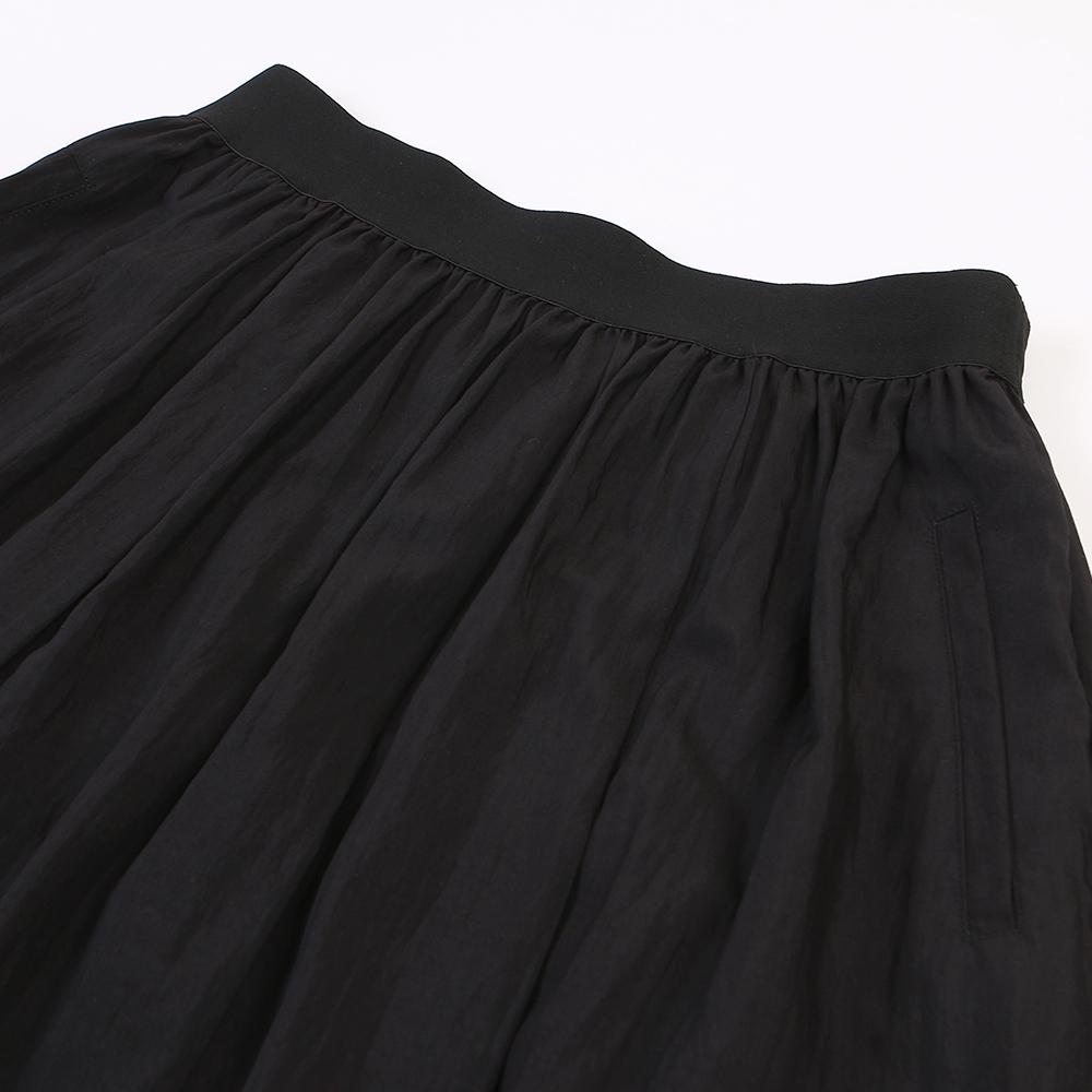 LAP Banding Flare Long Skirt Ar2Ws561