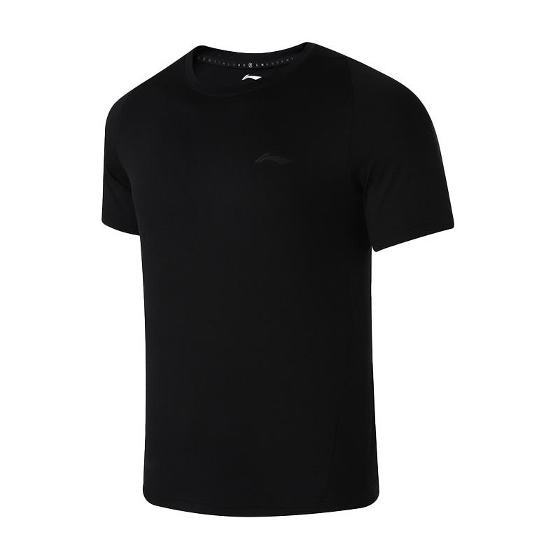 Li-Ning Quick-Dry Summer Fitness Running Lightweight T-Shirt Casual Sports Suit Men Tops ATSU819-1+AYKU909-1