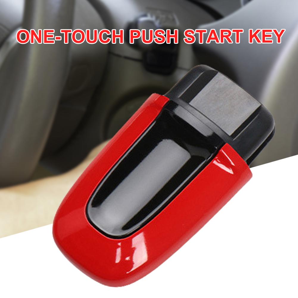 Car Engine Start Key Switch Car Smart Key ABS Car Start Engine Button Key Ignition Switch for Porsche 911 Cayenne Macan Panamera