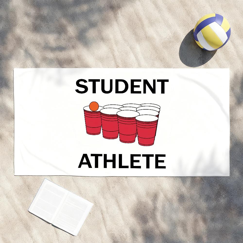 

Student Athlete Towel Shower Sauna Travel Spa Quick Dry Gym Accessories Soft Large Beach Towels W40*H60(CM)