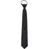 Tie Men'S Zipper Dress Black Glossy No Knot Lazy Women'S Long Short Narrow Edition Student Casual One Pull