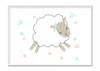 Picture Poster In a Frame A4 Cm Sheep PD204