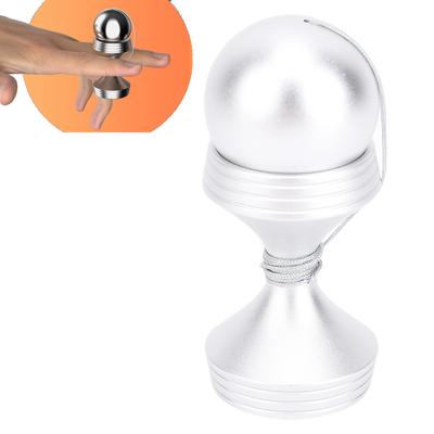 Desk Toy Stress Relief Rotating Gyroscope Desktop Decompression Toy with Silicone Cover for