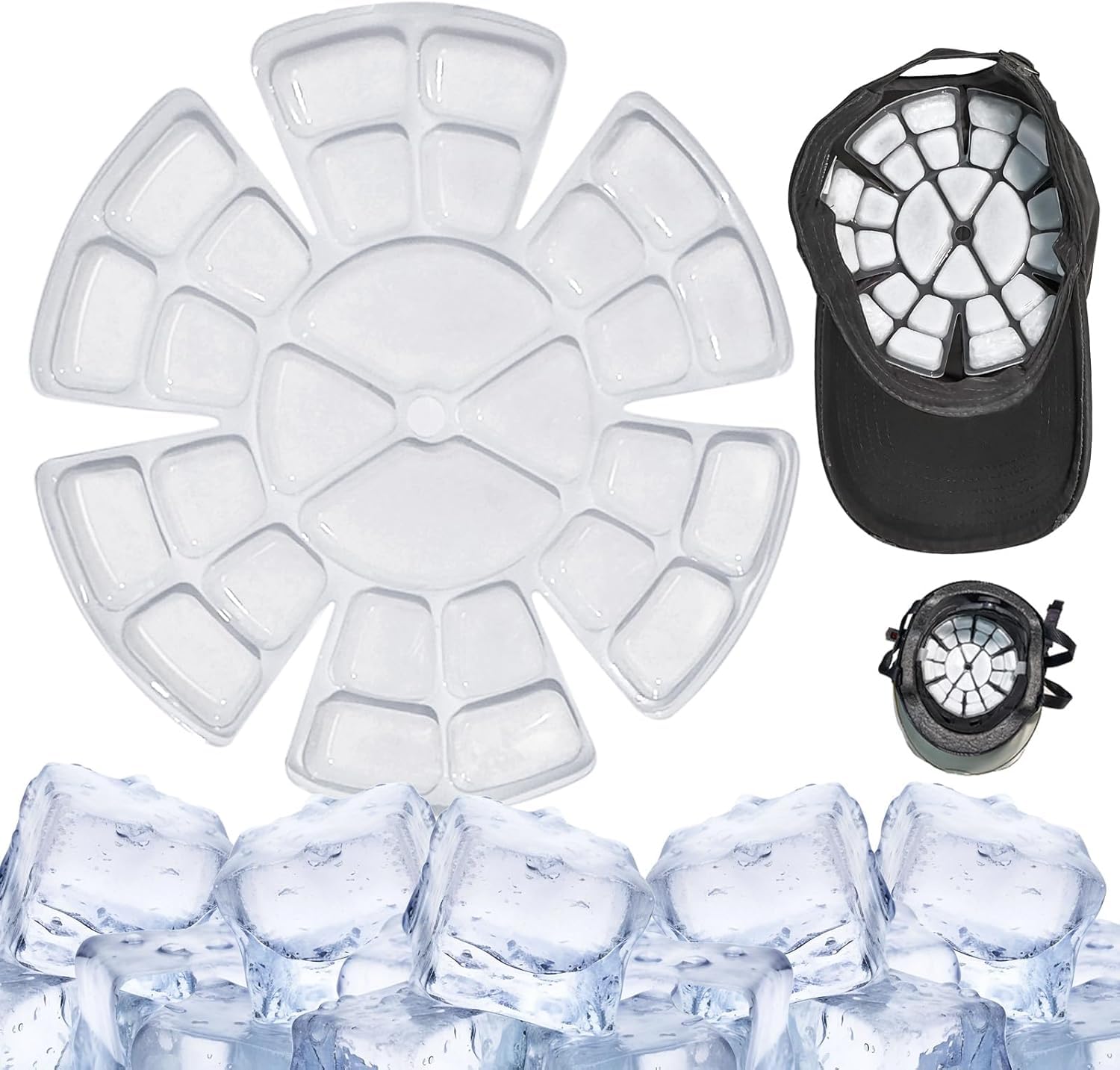 

New for Phase Change Material Head Helmet and Hat Heatstroke Summer Heatstroke and Cycling 2025 PC-M Cooling, 10-Hour Cooling, Recyclable,