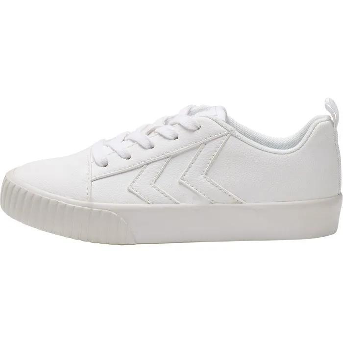 hummel, Unisex, Sneakers, Base Court Classic Jr, Grau, Weiss, (33) - Bild 3